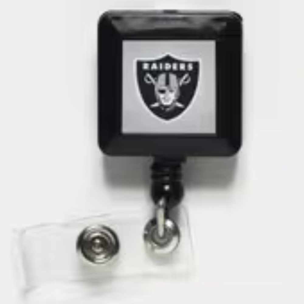 NFL Raiders Black and Silver Key Holder